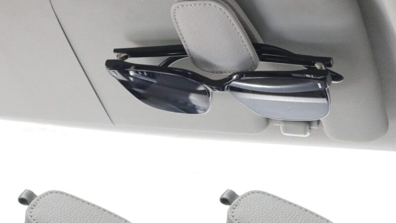 2 Packs Sunglasses Holders for Car Visor